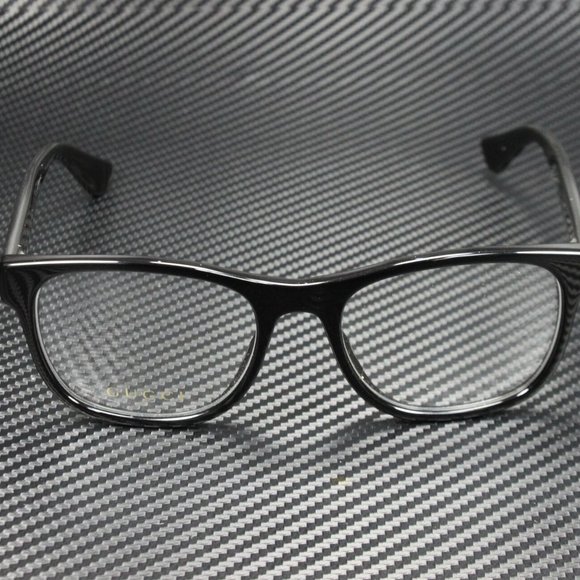 Gucci Blacked-Out 53mm Mens Eyeglasses - Picture 2 of 4